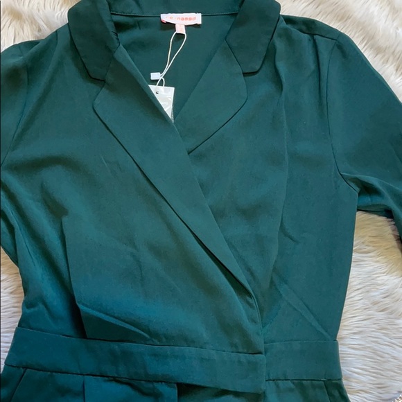 NWT- Teal Jumpsuit with Pockets - Picture 2 of 6